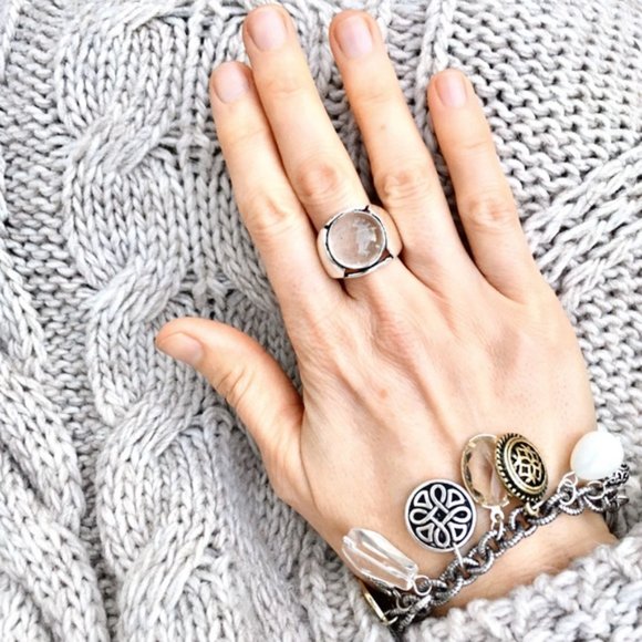 Chicos Charm Bracelet Multimedia Gold Silver - Picture 5 of 11